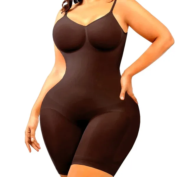 Body Sculptant Marron Grande Taille
