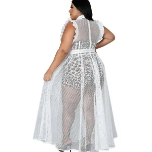 robe décolleté en dentelle noire